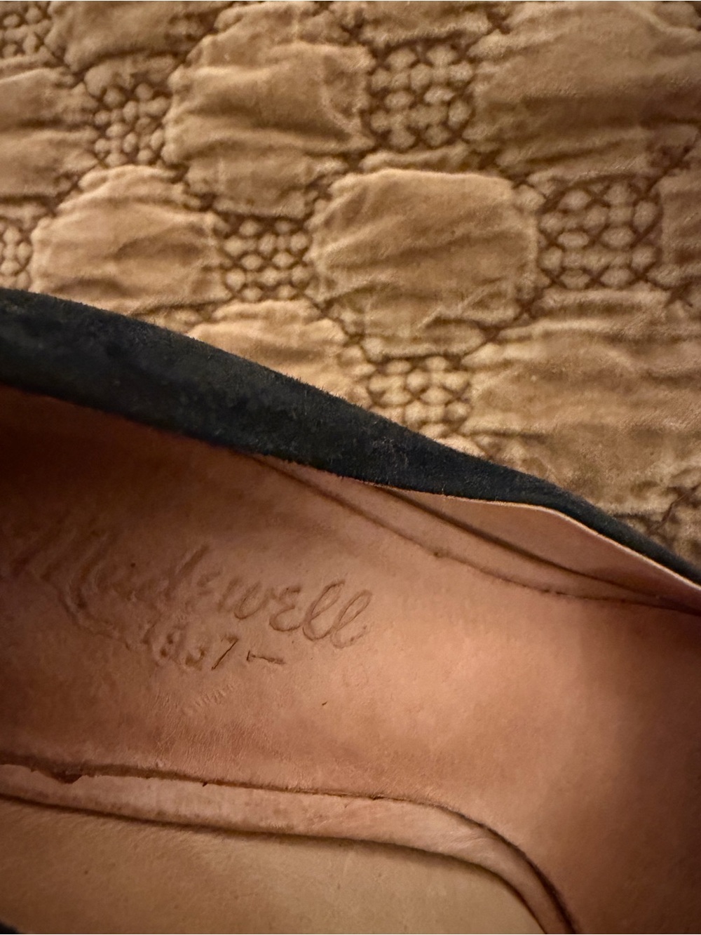 Madewell Vintage Black Suede Pointed-Toe Stiletto Heels - Picture 2 of 10